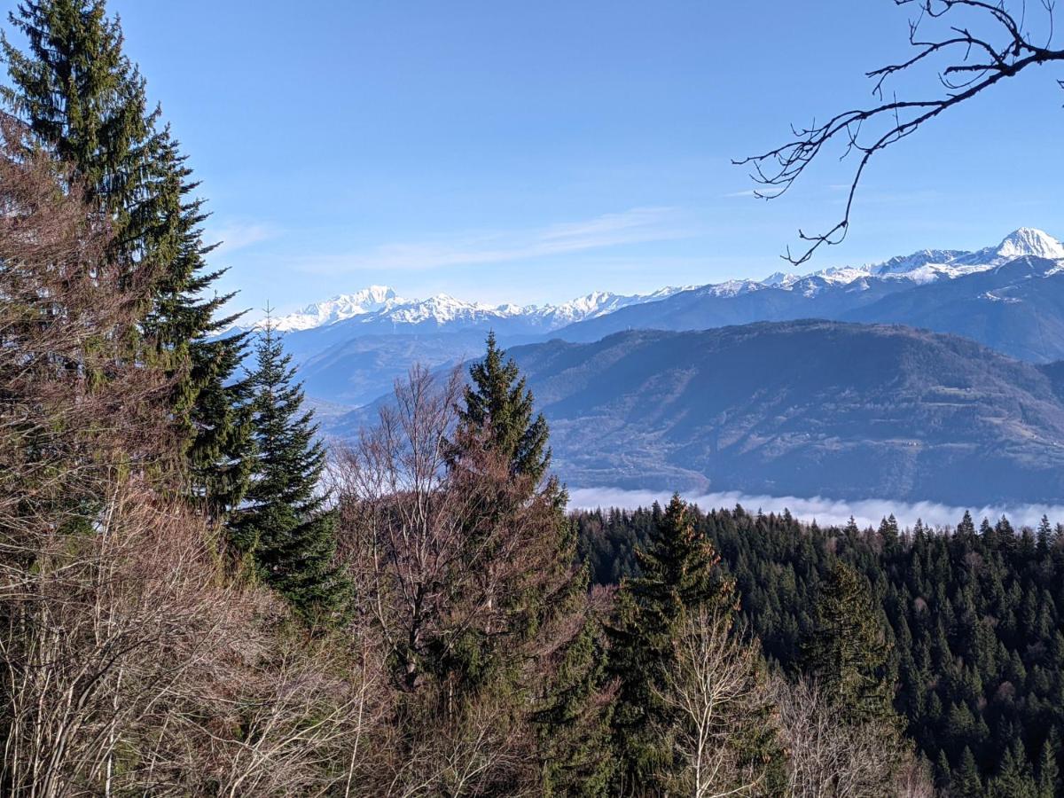 Appartement De Plain-Pied En Montagne Avec Vue Merveilleuse Sur Le Massif De Belledonne Saint Bernard du Touvet ภายนอก รูปภาพ